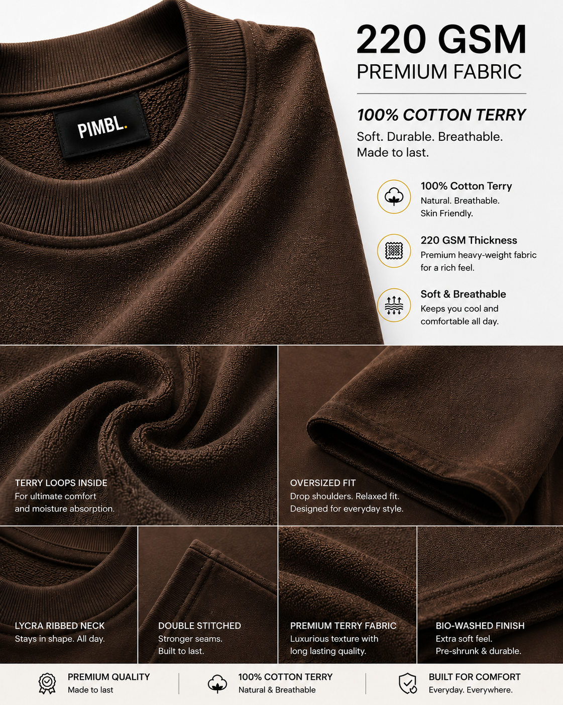 "Ludo and Lodu are Isomers" Funny Hindi Wordplay Oversized T-Shirt — Brown 7