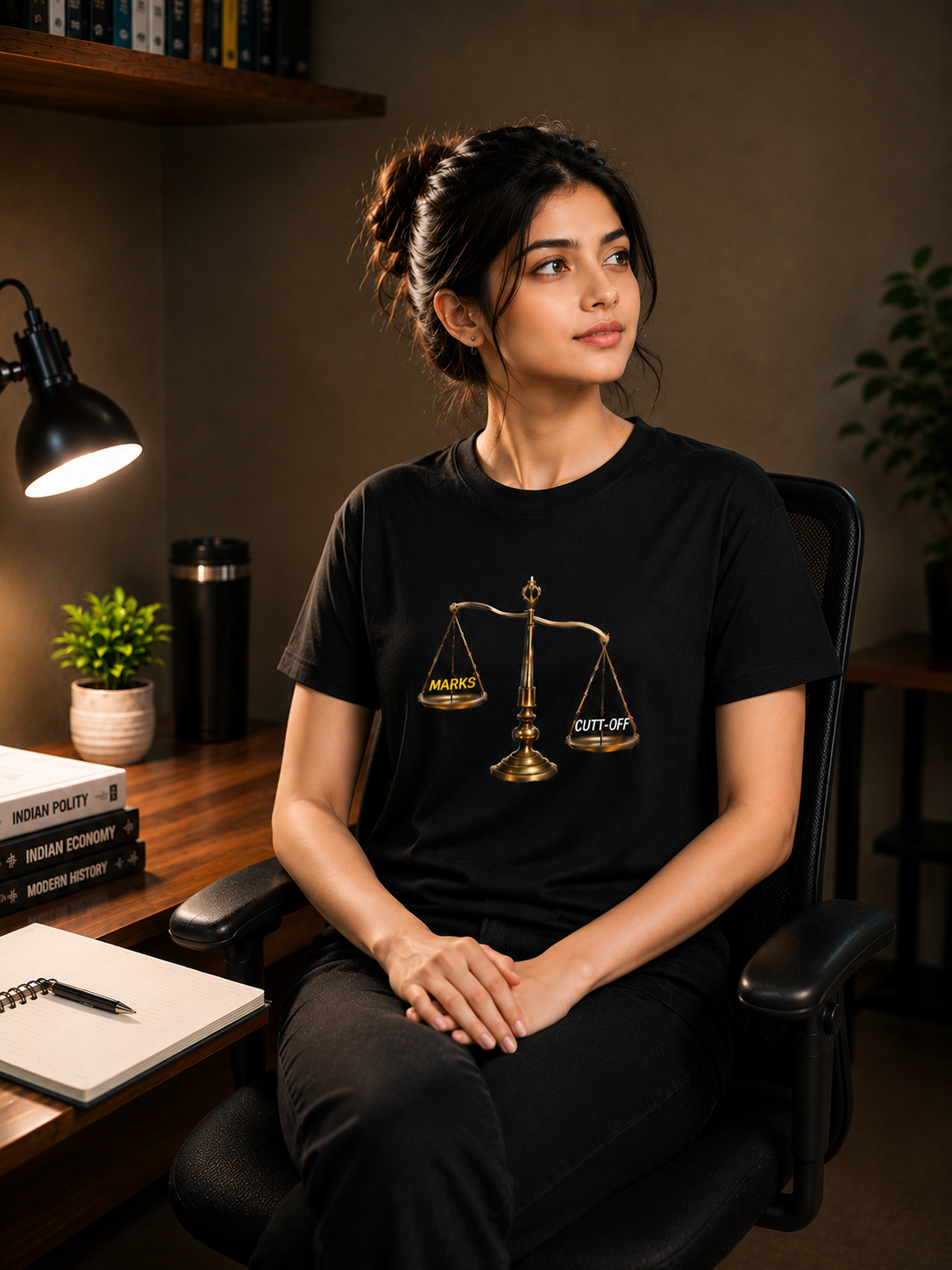 Marks vs Cut-Off – The Real Battle T-Shirt — Black 1