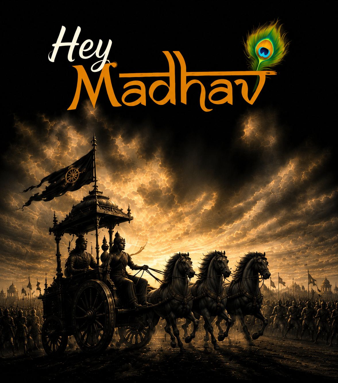 Hey Madhav – Divine Warrior Edition — Black 3