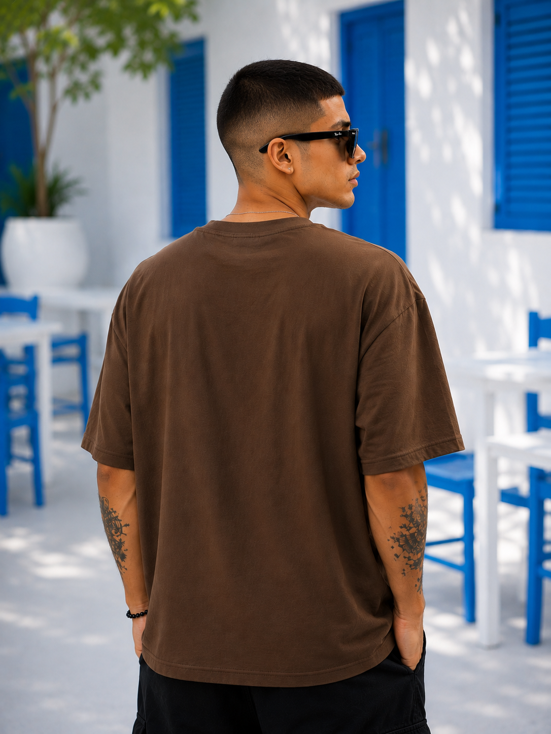 PAISA HI PAISA HOGA!!! Oversized Graphic T-Shirt | Premium Cotton Streetwear — Brown 2