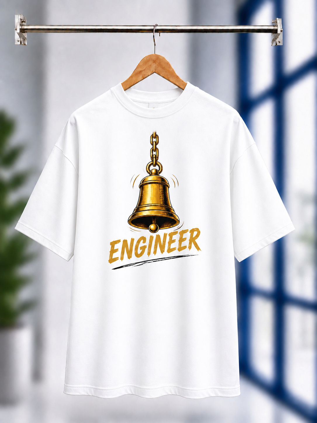 Engineer Bell T-Shirt ( Ghanta Engineer ) regular fit – Corporate Edition — White 3