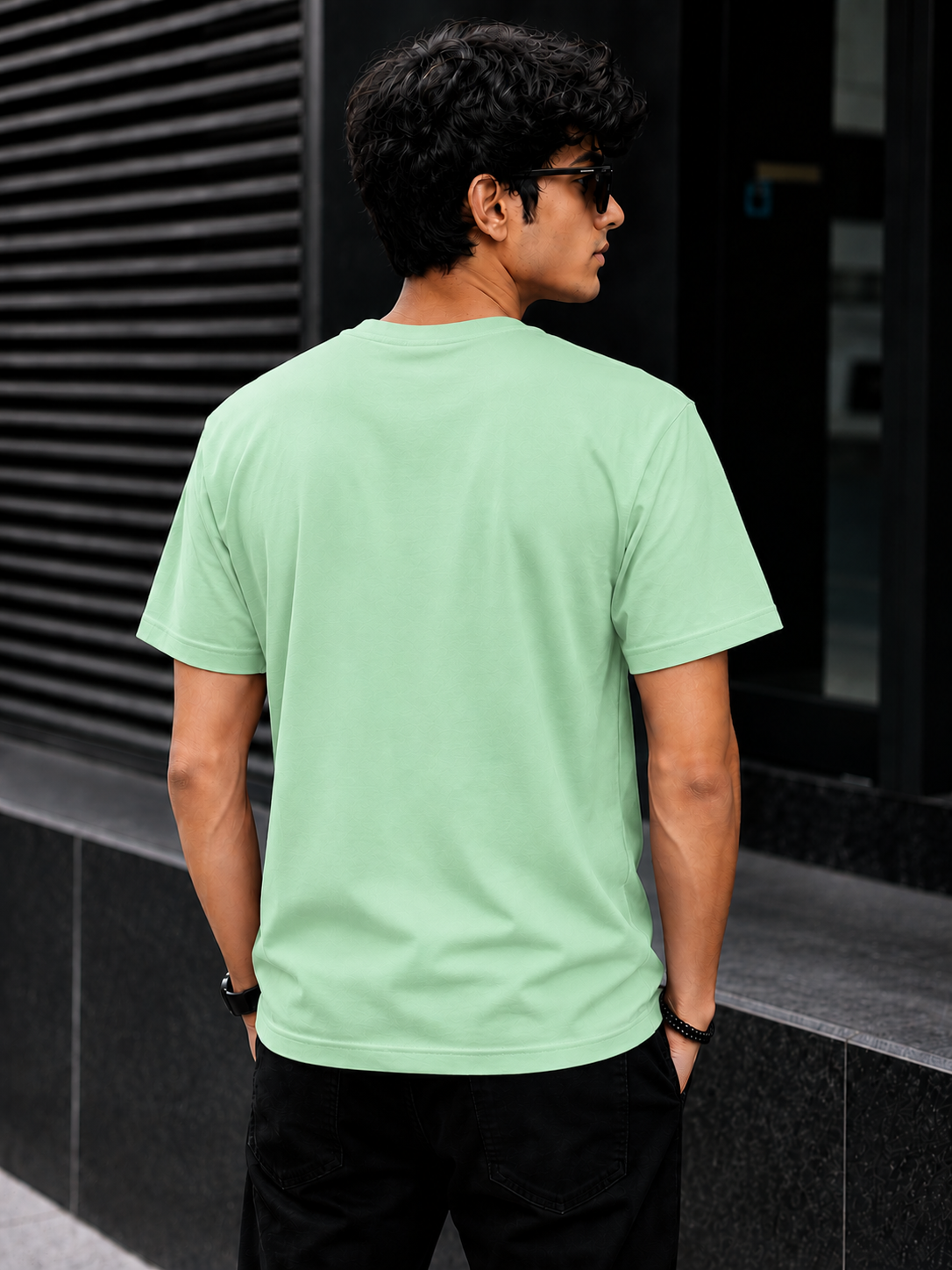 "GOKU THUN" Anime-inspired Graphic Regular T-Shirt  — Sea-Green 2