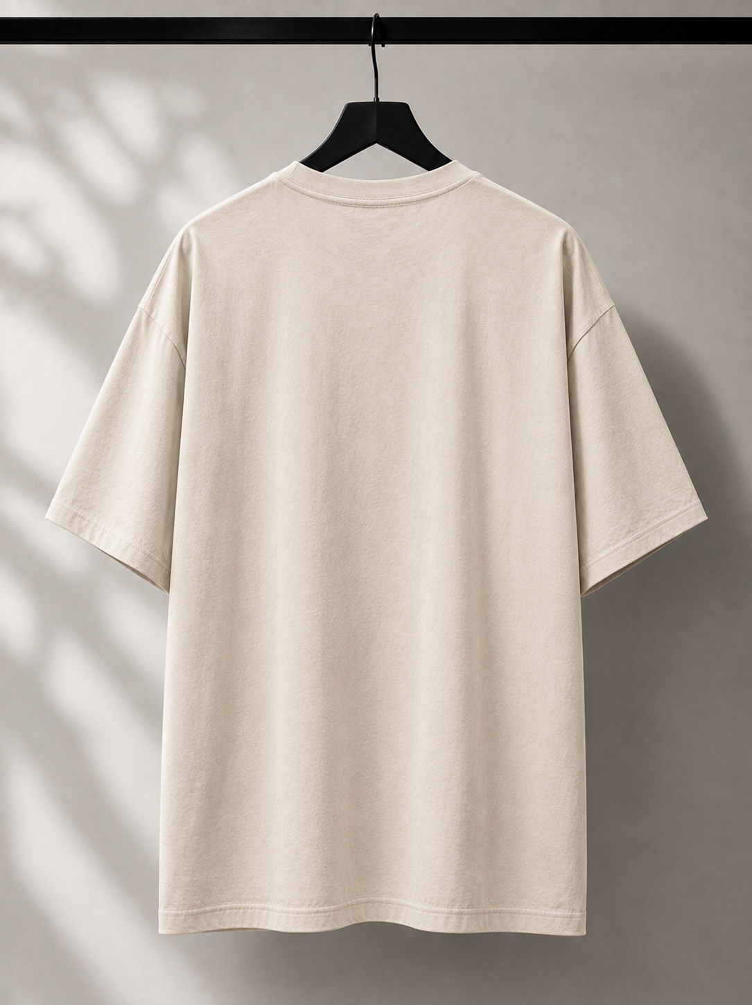 "My Mind Has 69 Tabs Open" Cat Graphic Oversized T-Shirt — Beige 4