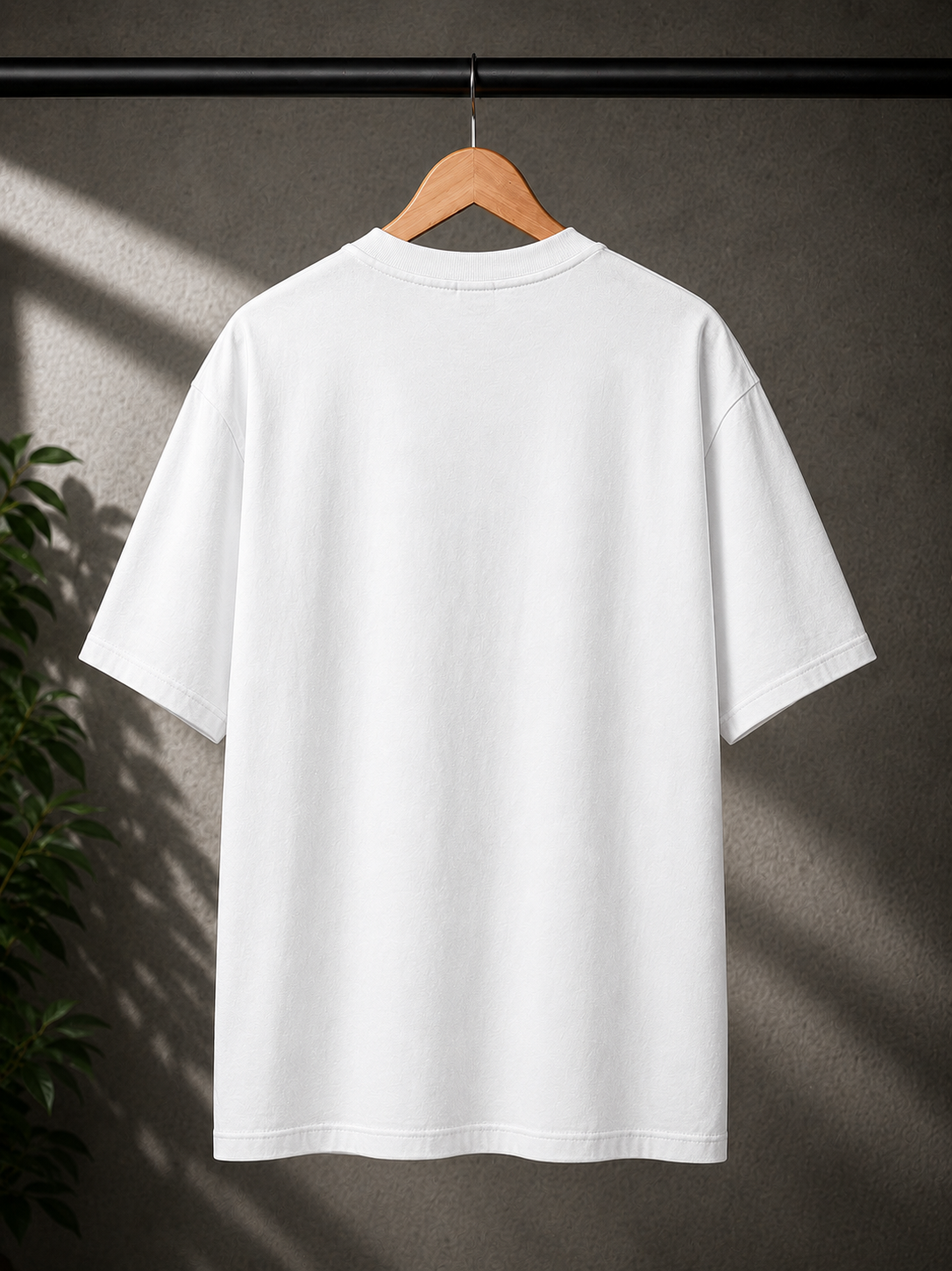 "Freedom: Born to Fly" Eagle Graphic Oversized T-Shirt — White 5