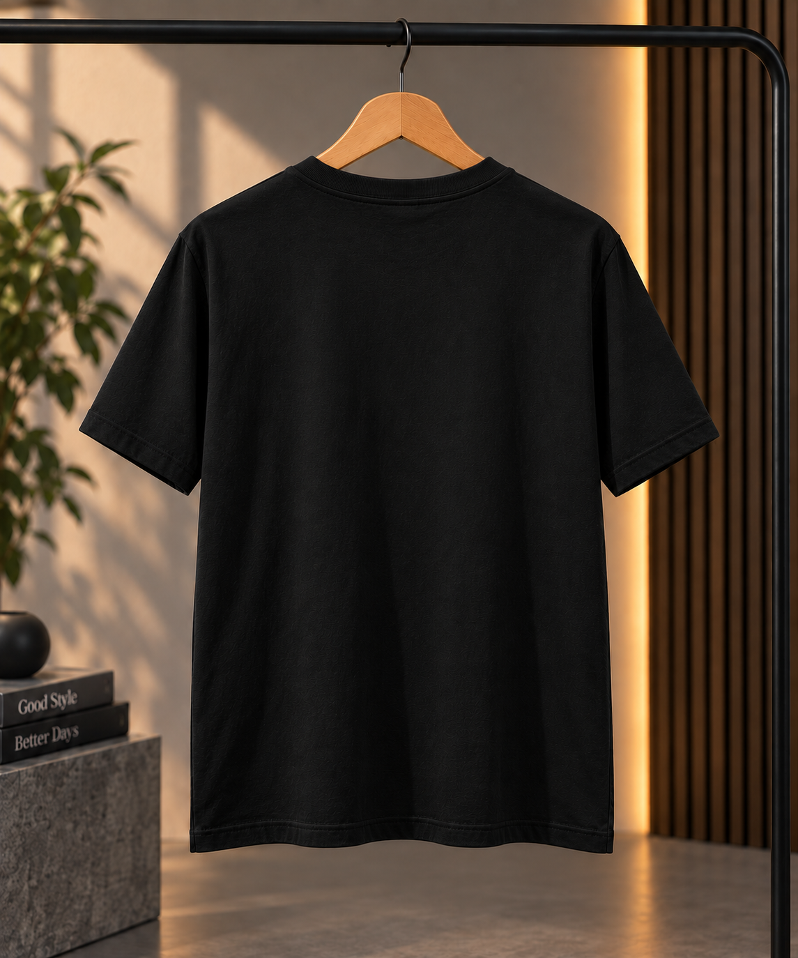 "If You Need A Problem I'm Here" Funny Quote Regular Fit T-Shirt — Black 2