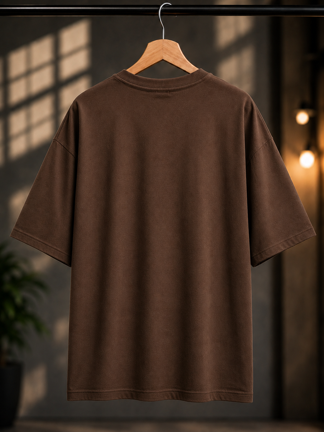 "Death Note: Light & Ryuk" Anime Graphic Oversized T-Shirt — Brown 4