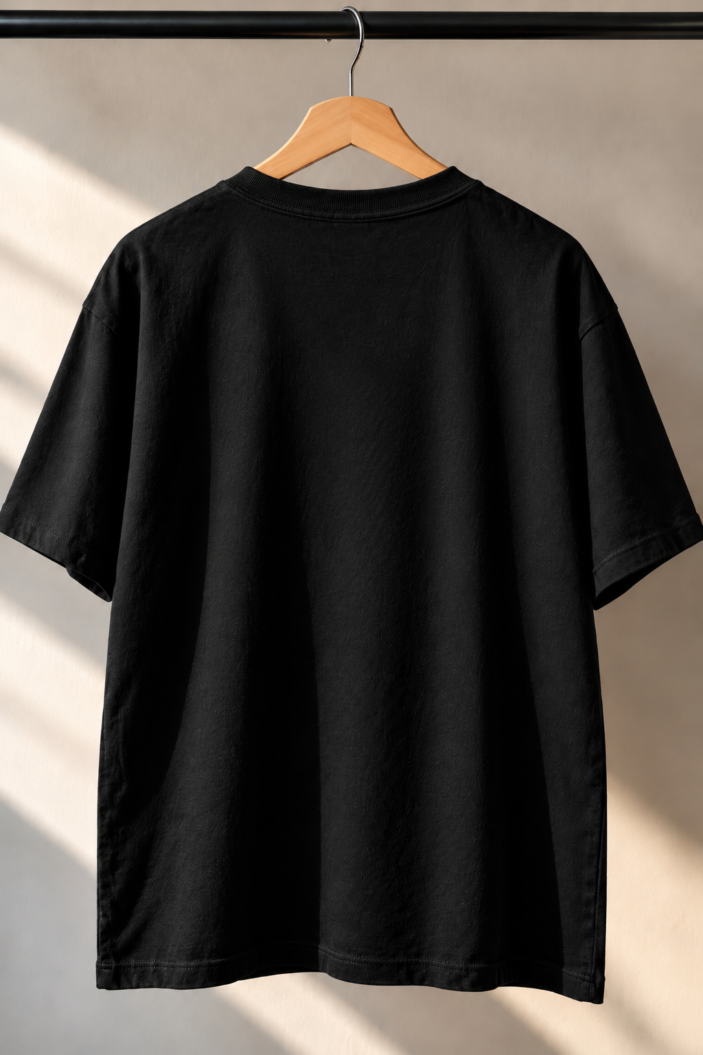 Anime Sharingan Eyes Graphic Oversized T-Shirt — Black 2