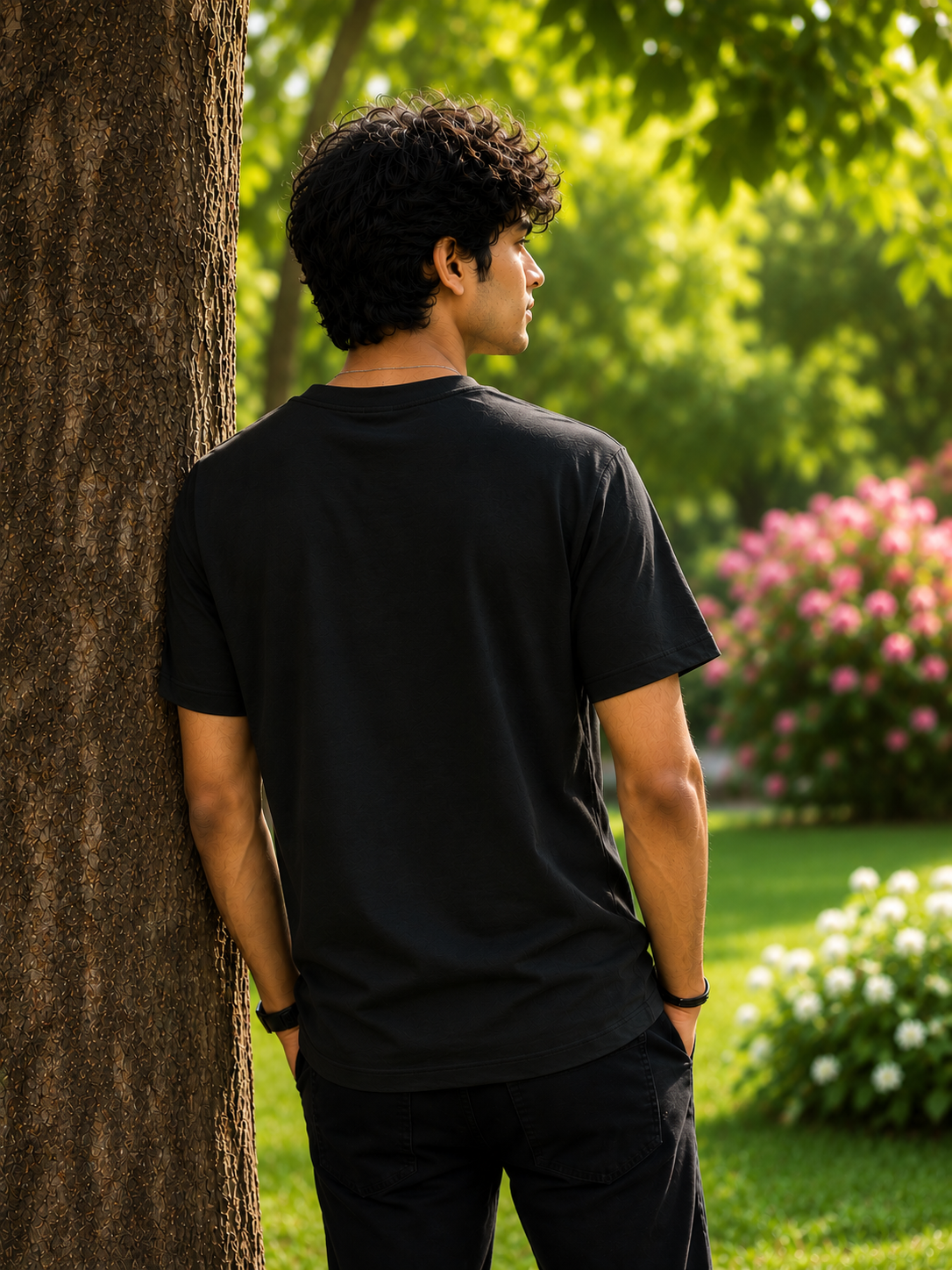 Stay Hungry. Stay Foolish. — Motivational T-Shirt — Black 4