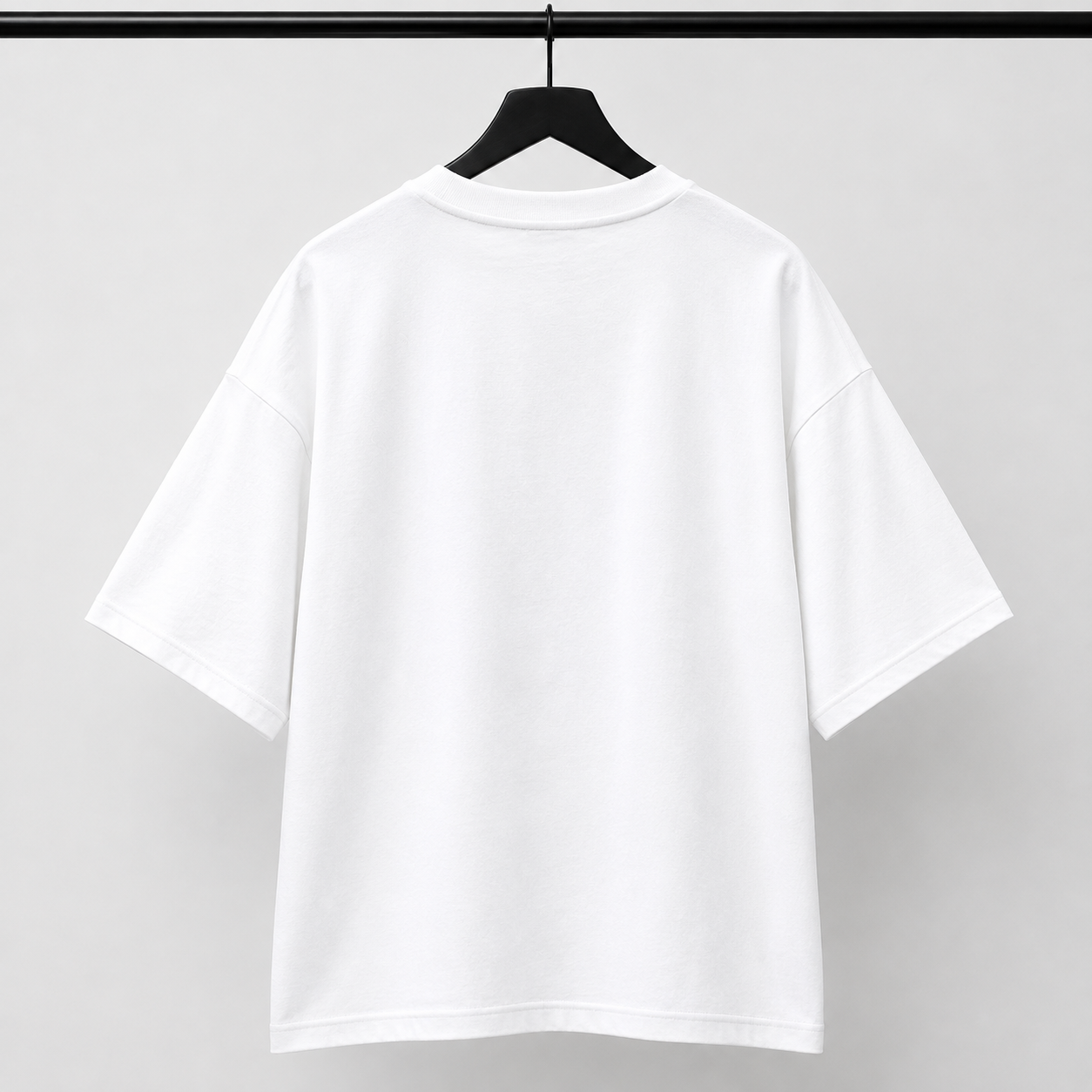 "MAI KAL KI CHINTA NHI KRTA" GRAPHIC OVERSIZED T-SHIRT — White 6