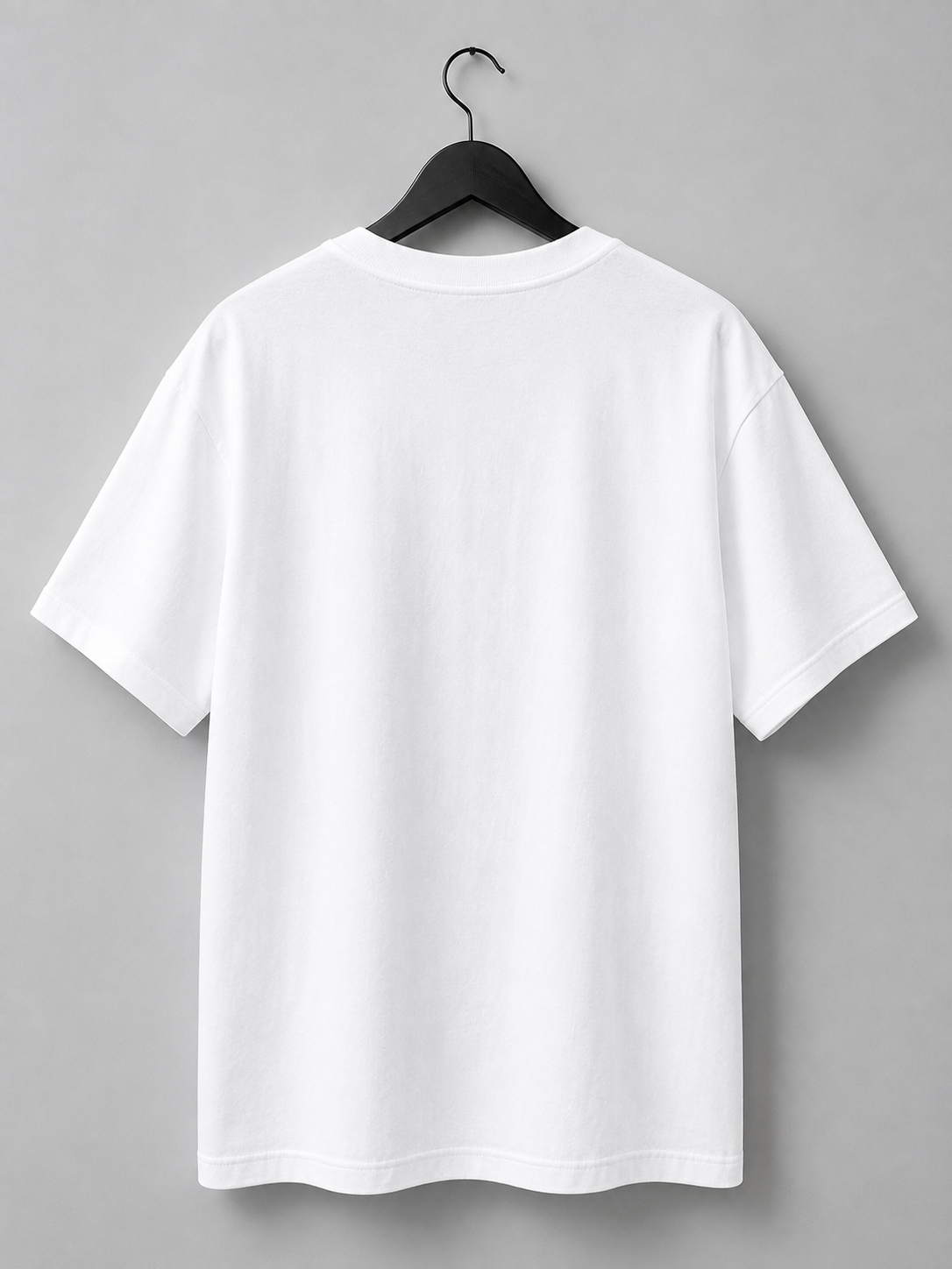 “MAI KAL KI CHINTA NHI KRTA”  Typographic Oversized T-Shirt — White 6