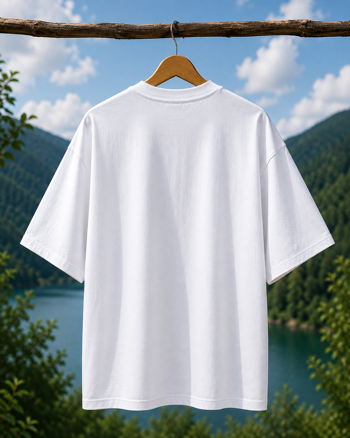 "Hello Friendsssssss!" Oversized Graphic T-Shirt – Premium Cotton  — White 6