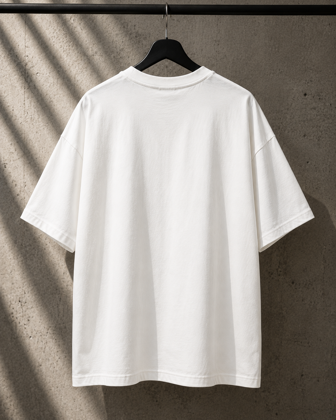 "Dead Before My Espresso" Skeleton Barista Graphic Oversized T-Shirt — White 6