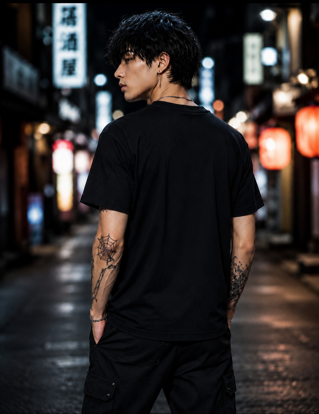 Cockroach Calling Oversized Black Graphic T-Shirt | Funny Phone Call Print | Unisex Cotton Tee — Black 5