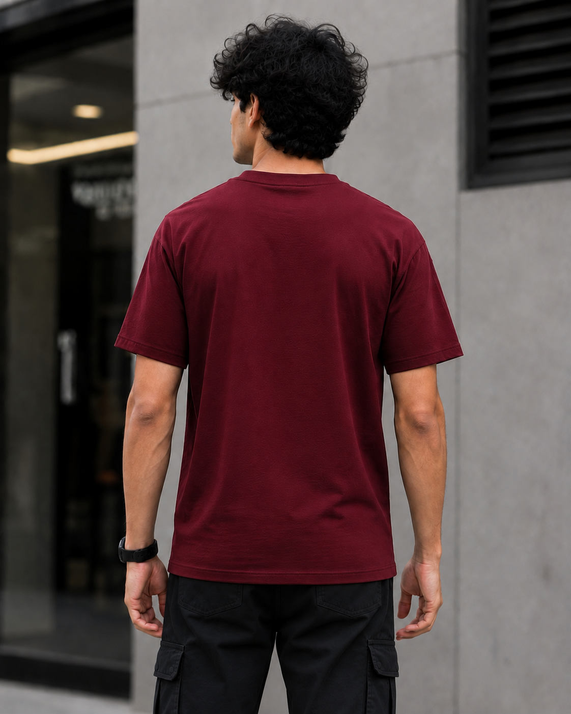 "Zero To Zero" Sarcastic Graphic Regular Fit T-Shirt — Maroon 4