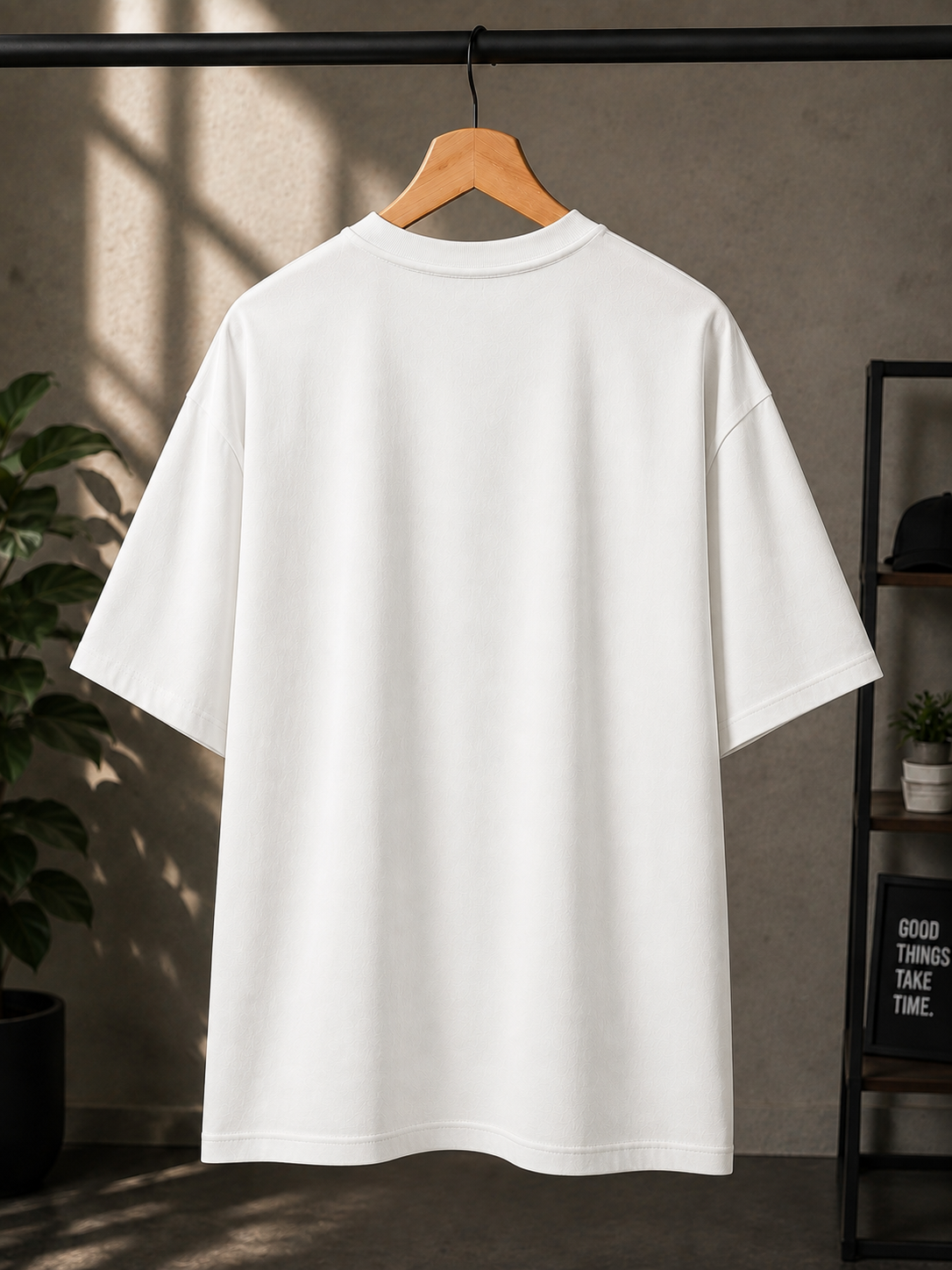 "Right Guy is Gay" Funny Arrow Graphic Oversized T-Shirt — White 6