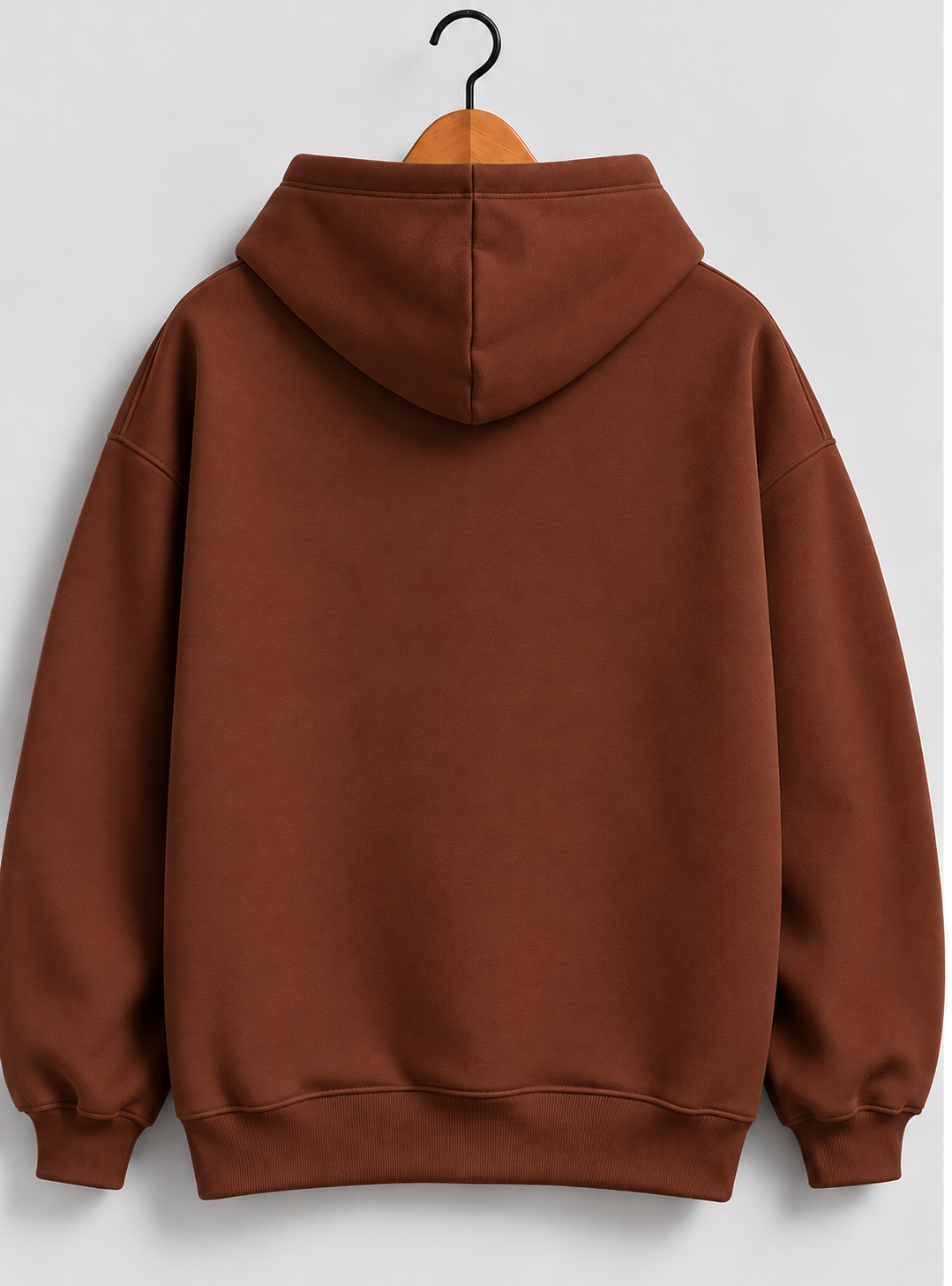 Anime Girl Cherry Blossom Aesthetic Graphic Hoodie — Coffee Brown 2