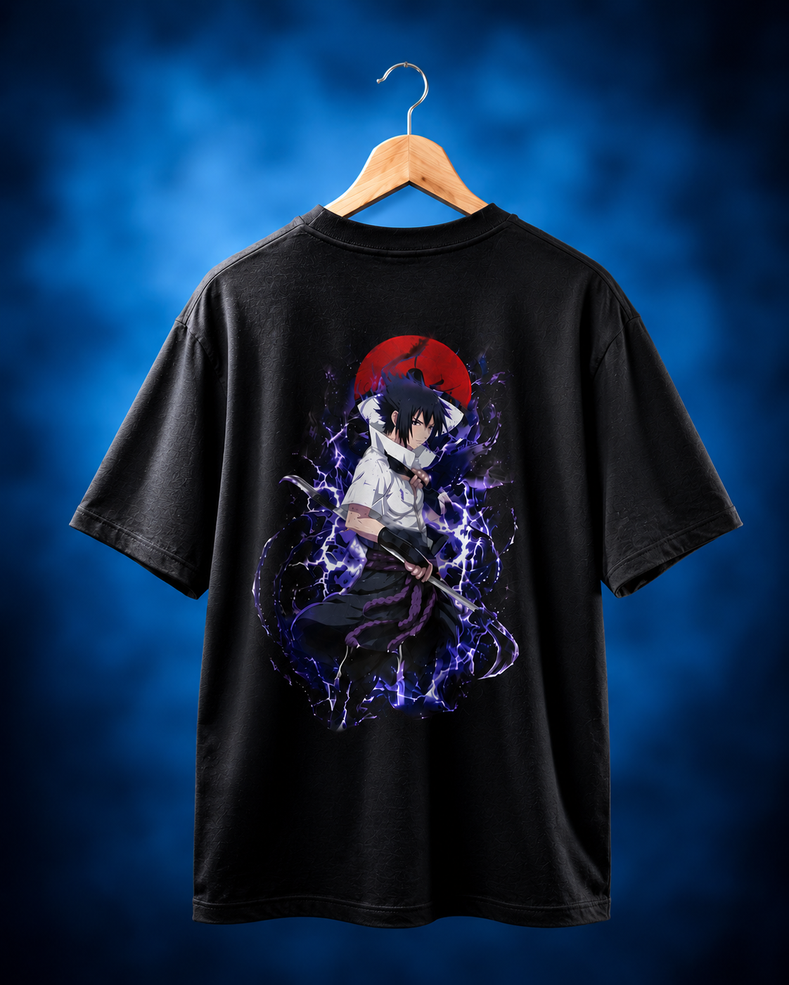 Shadow Lightning Warrior Anime T-Shirt – Black Edition — Black 3