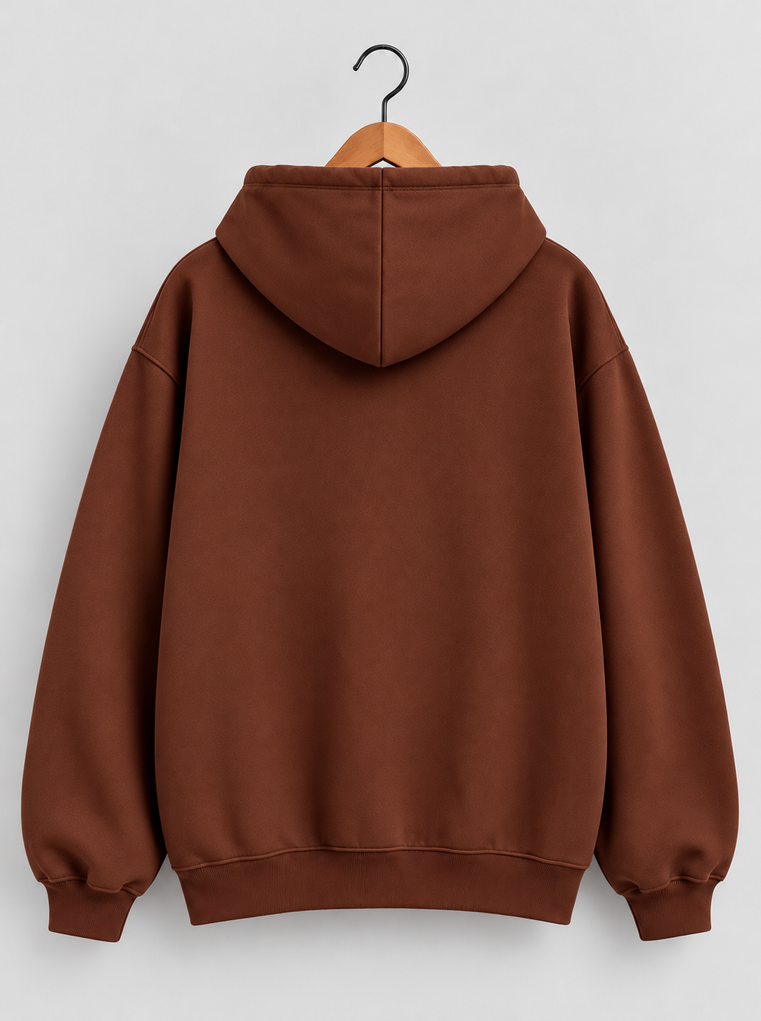 PIMBL Luffy Anime Oversized Hoodie – Premium 350 GSM — Coffee Brown 2