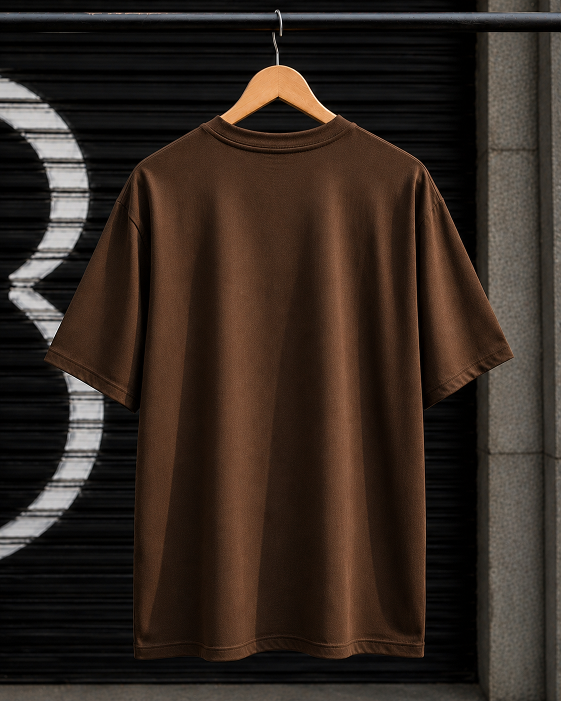 "Ludo and Lodu are Isomers" Funny Hindi Wordplay Oversized T-Shirt — Brown 6