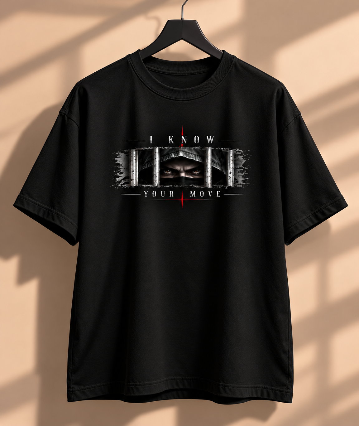 I Know Your Move Graphic T-Shirt | PIMBL STYLES — Black 1