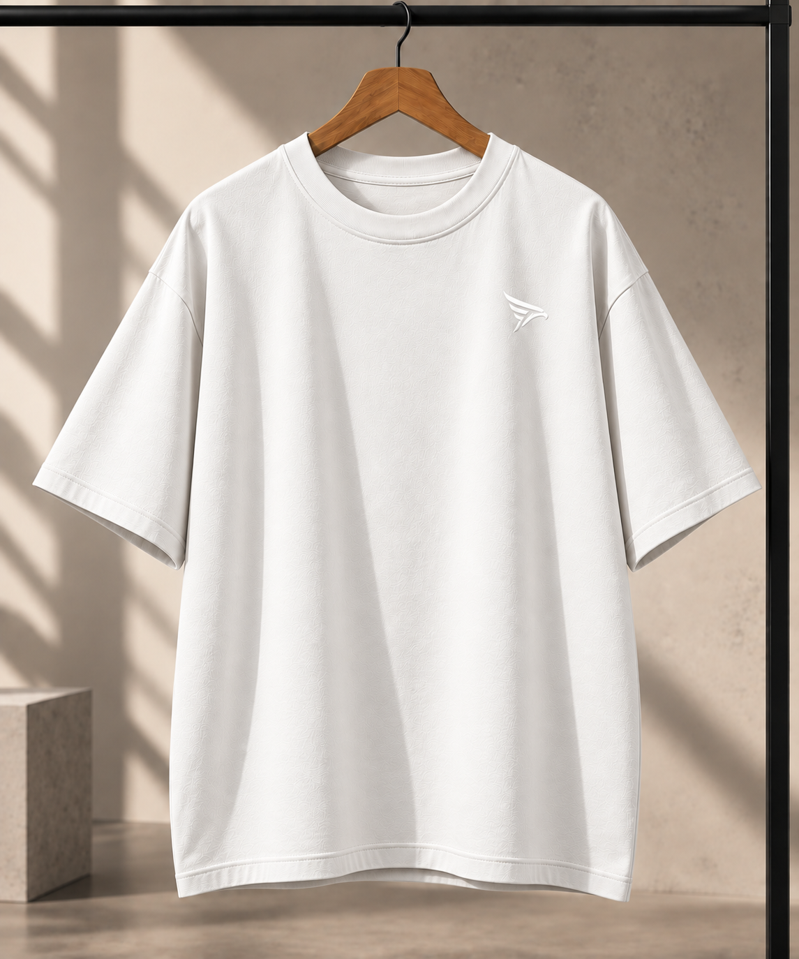 "I'm The Ex" Bold Back Print Oversized T-Shirt — White 3