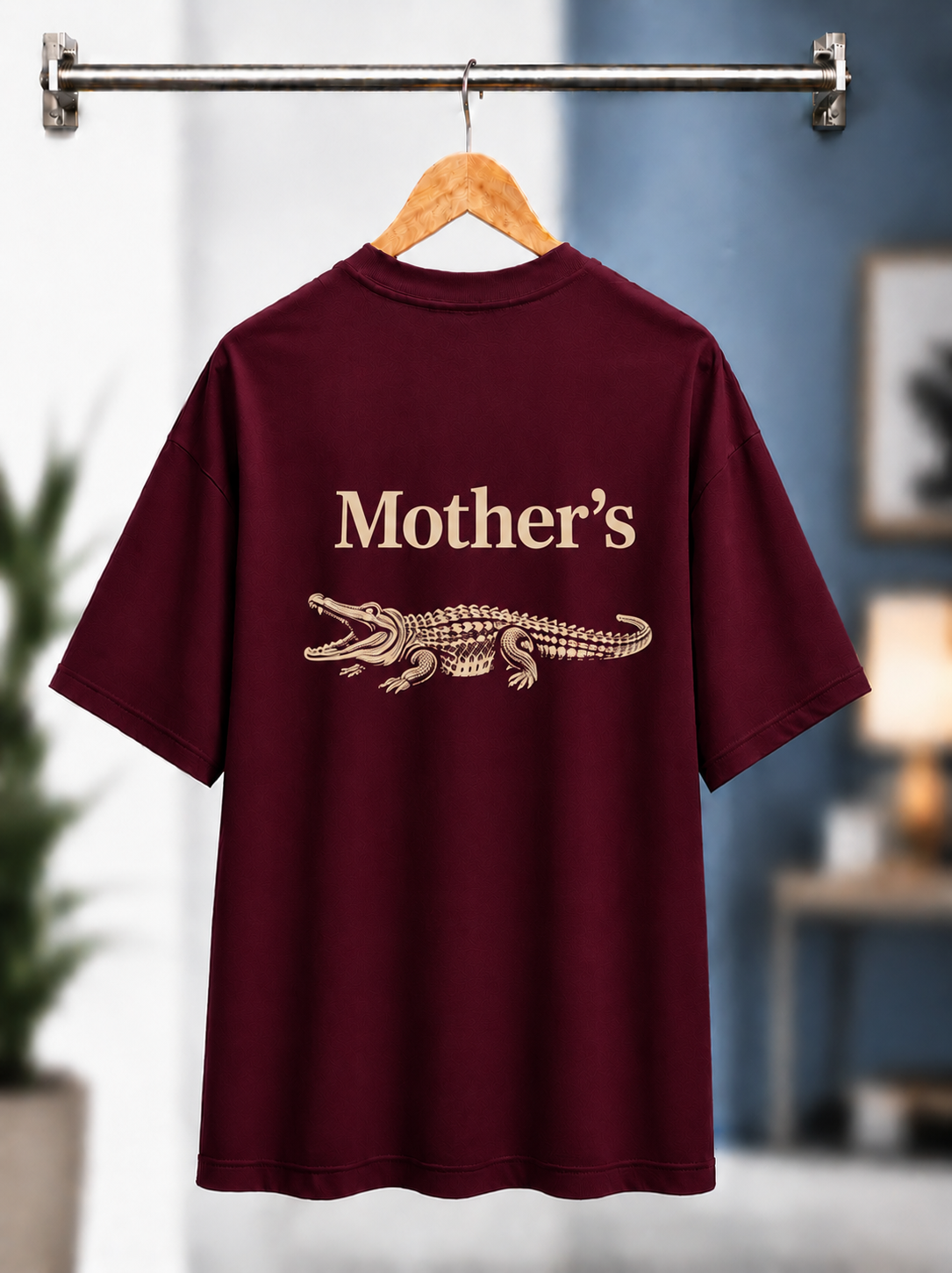 Mother’s Crocodile Graphic T-Shirt | Premium Casual Streetwear — Maroon 3