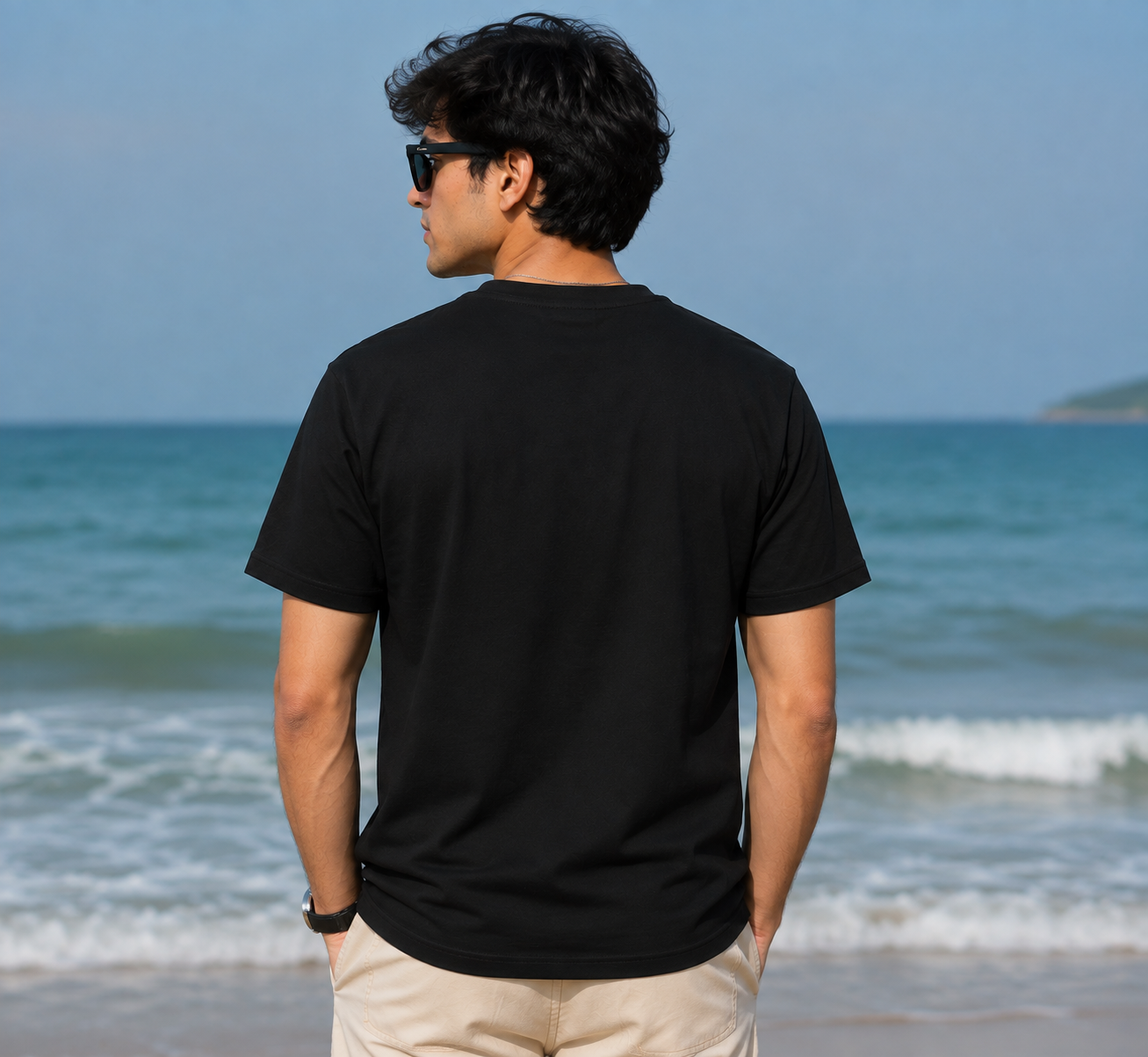 "THE INTERNET IS BROKEN SO I'M OUTSIDE TODAY" Gralphic Regular Fit T-Shirt — Black 2