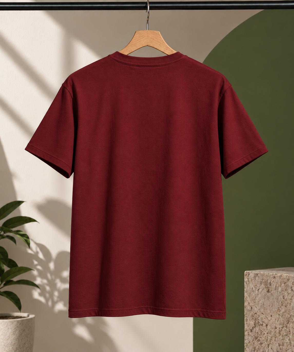 "I Came, I Saw, I Had Anxiety" Sarcastic Quote Regular Fit T-Shirt — Maroon 2