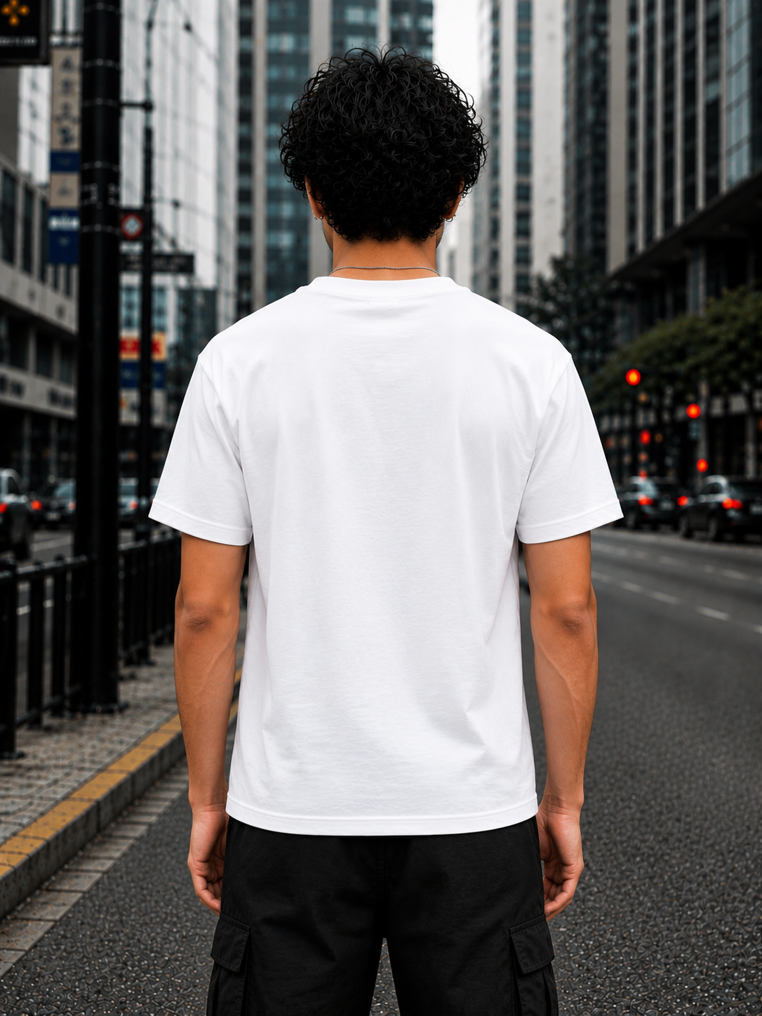 “I DON’T FEAR THE STING, I WAS BORN WITH IT.” Scorpion Graphic Regular T-Shirt — White 4