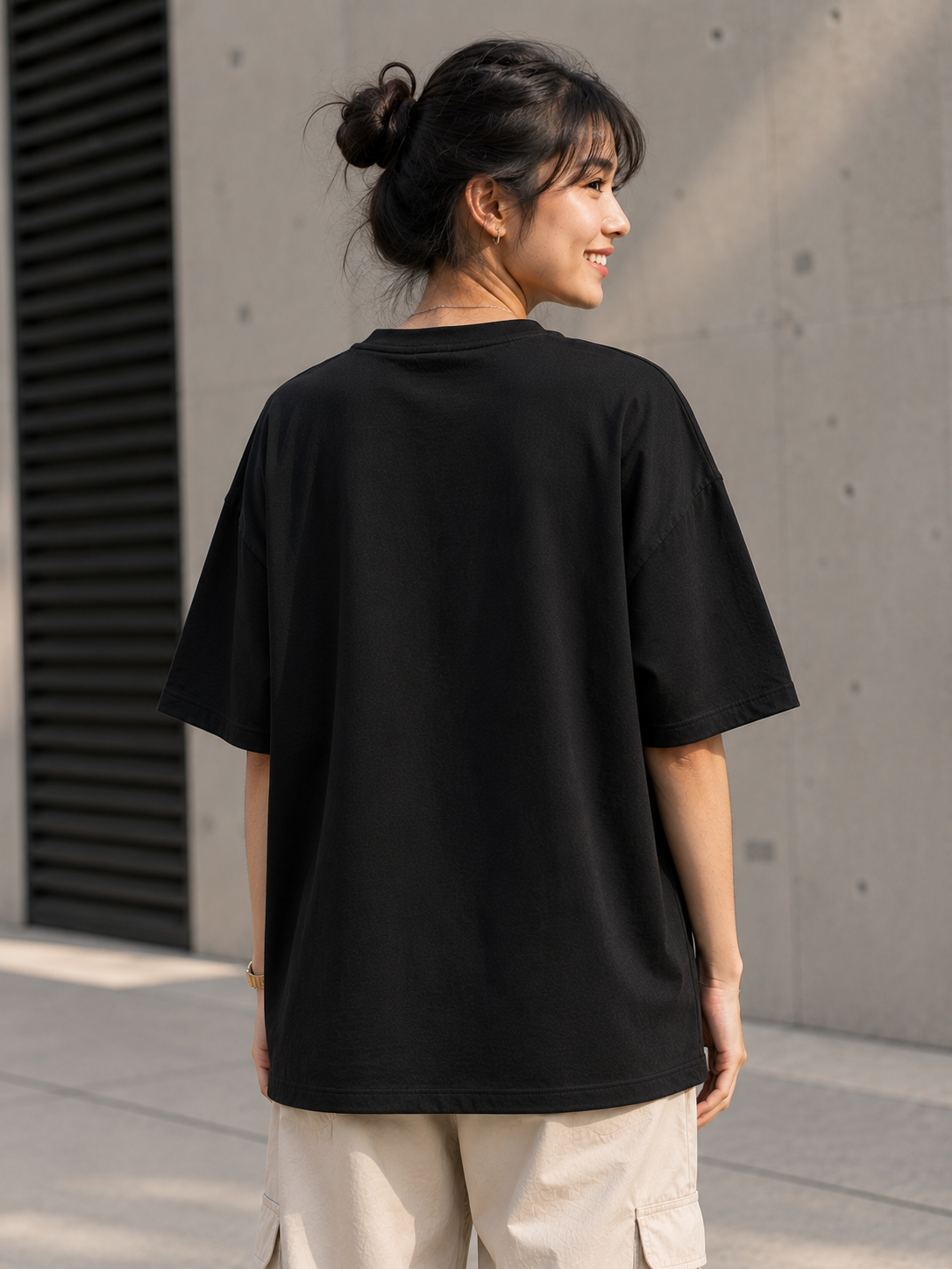 "My Bro is Gay" Funny Quote Oversized T-Shirt — Black 4