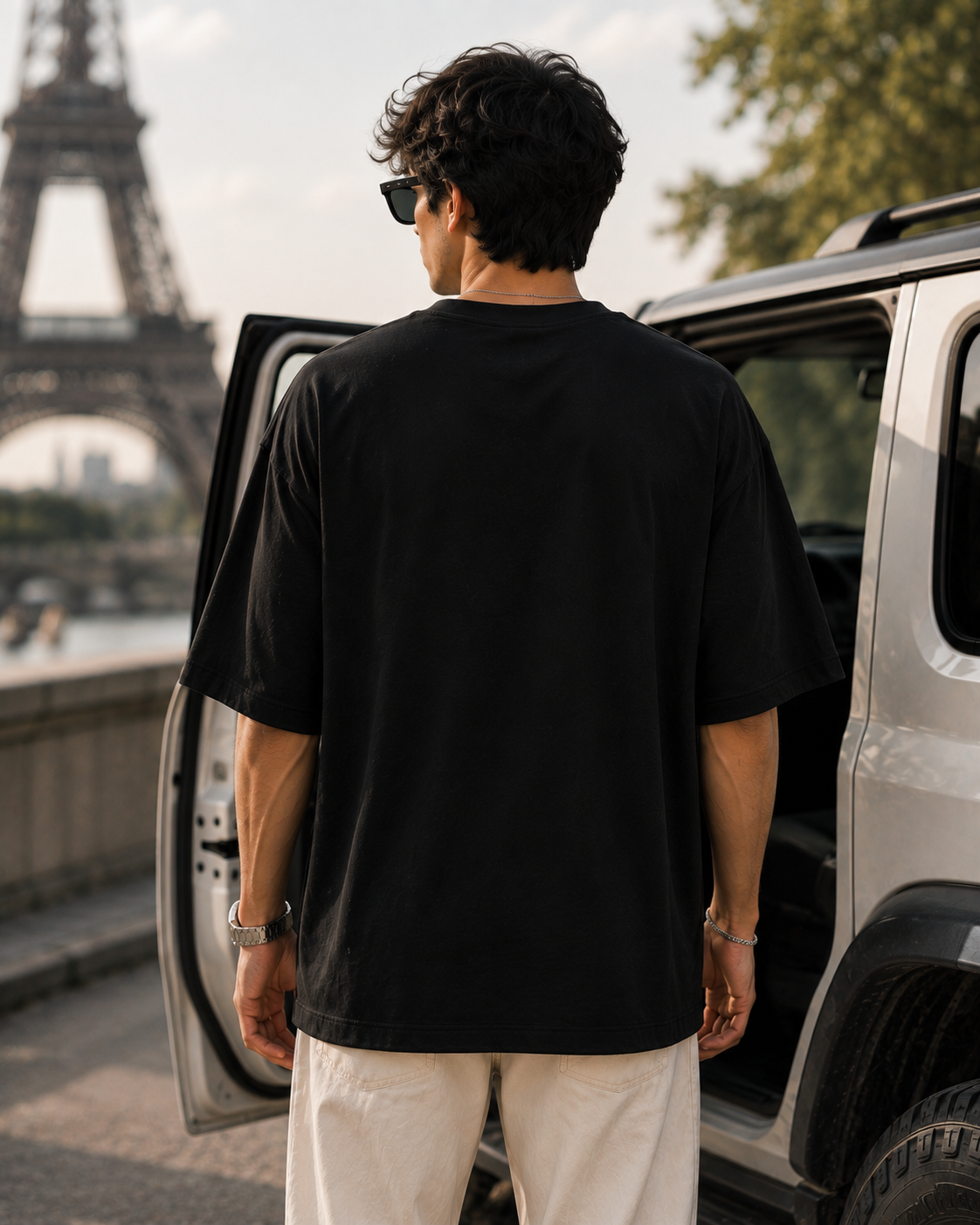 "GOAT: Greatest Of All Time" Graphic Oversized T-Shirt — Black 2
