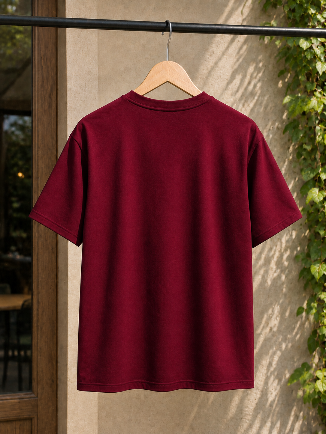 "Glowing Deathly Hallows" Harry Potter Graphic Regular Fit T-Shirt — Maroon 6